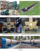 1ton complete biomass briquetting and pelletizing plant