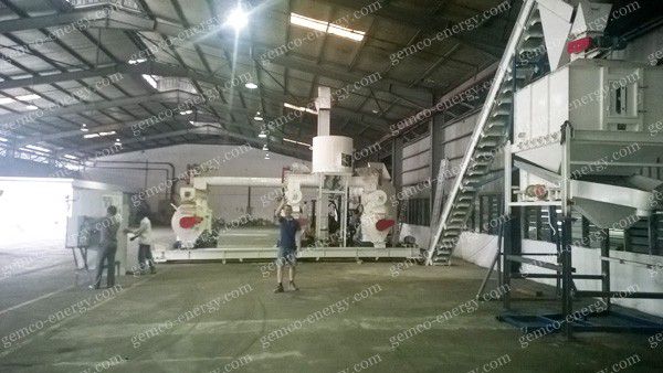 2000ton/month wood pellet plant