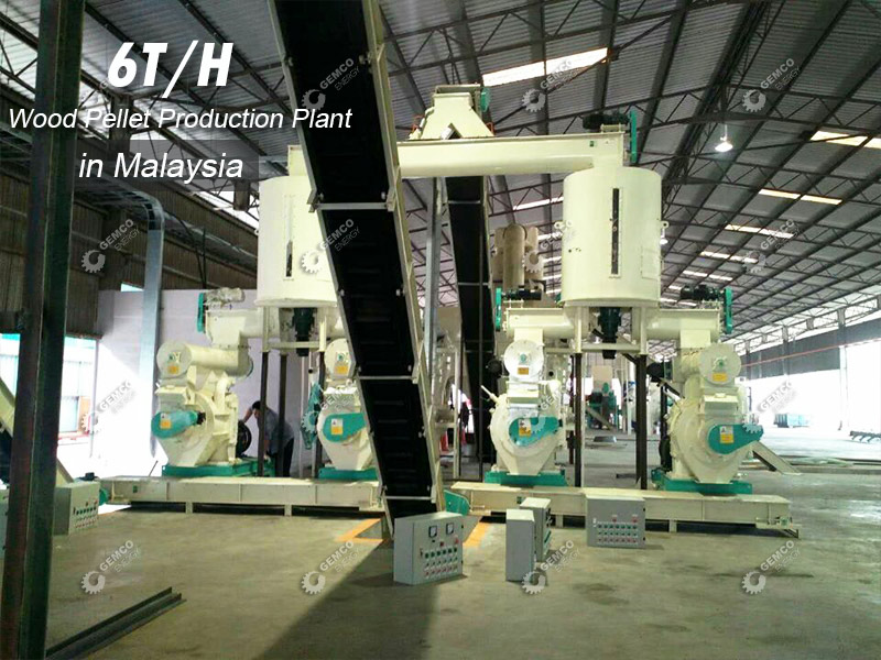 commercial wood pellet production line in Malaysia