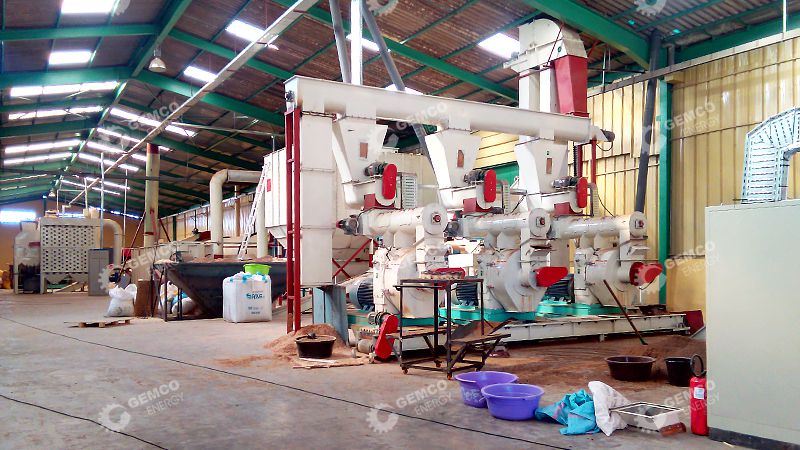 4.5TPH Wood Pellet Production Plant Setup in Morocco
