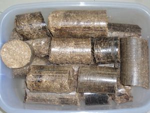 cotton straw briquettes