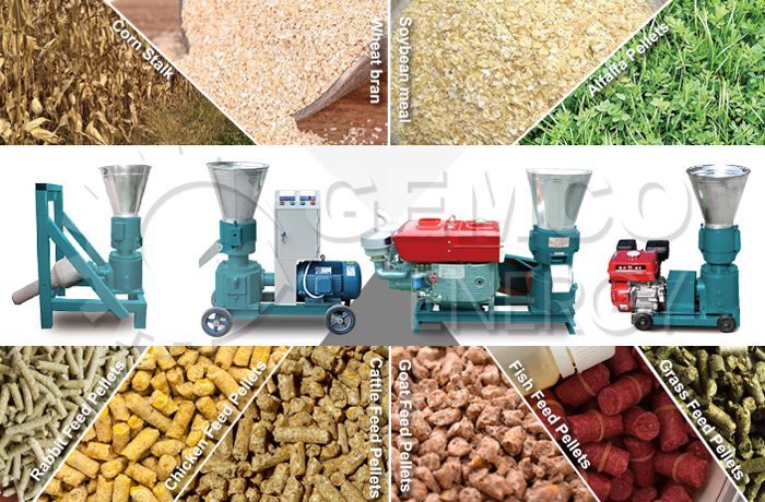 flat die fodder pellet mill