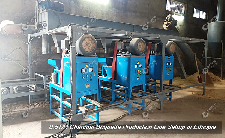 low cost to setup mini charcoal briquetting plant