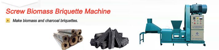 screw briquette machine making coffee grounds briquettes