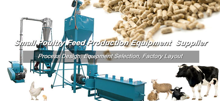 Small Poultry Feed Pellet Production Line