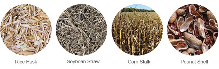 various biomass materials of pellet processing